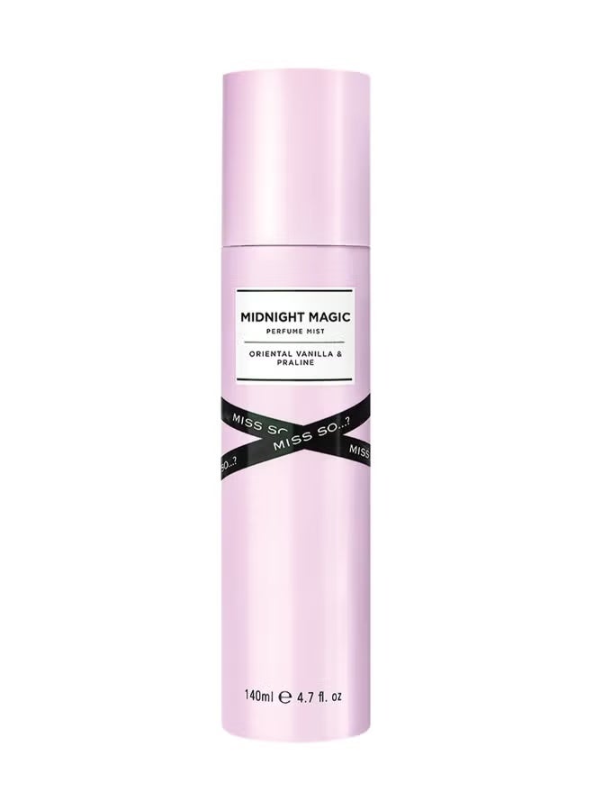 So..? SO…? Miss Midnight Magic Perfume Mist for Women 140ml | Long-Lasting Fruity, Sweet & Vanilla Body Mist - Image 1