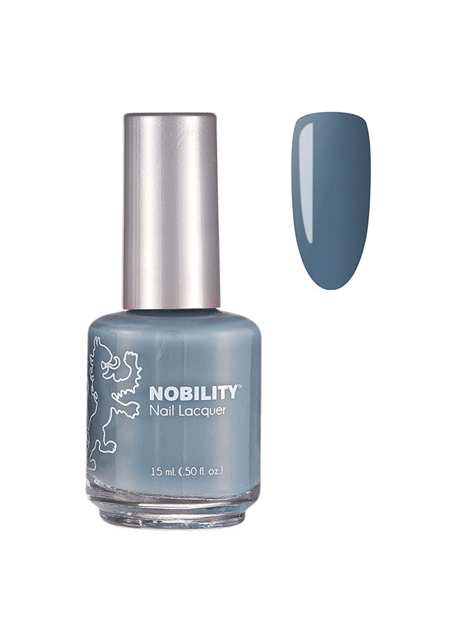 Lechat Nail Lacquer 15ml Glossy Super Shine Nail Polish 15ml Fast Dry Long Lasting Nail Enamel Nobility Nail Paint No Need UV LED Lamp No curing Nail Color Charcoal Gray Cream NBNL172 