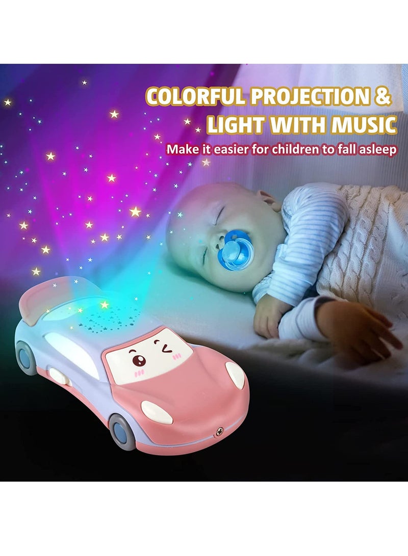 SYOSI Baby Cell Phone Toy for 1 Year Old Boy, Multi Function Car Toy with Music, Star Projector, Kids Pretend Phone for Learn Call Chat, Early Education Phone Toy for 1 2 3 Year Old Toddler Girl Boy - Image 5