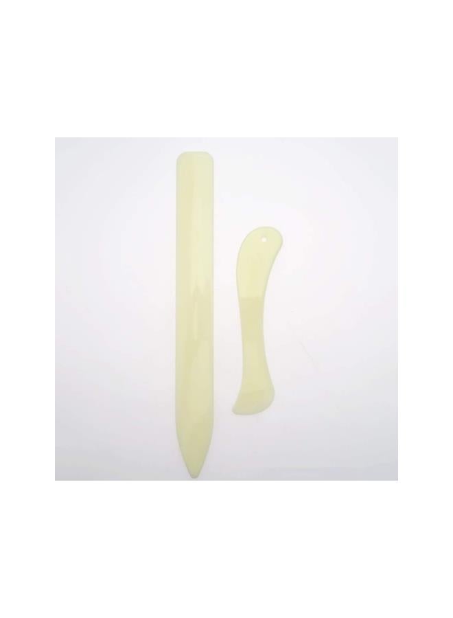 klarako 2Pcs Bone Folder Scoring Board for Paper Folding Creative DIY Origami Paper Tool Scrapbooking Tool  - Image 2
