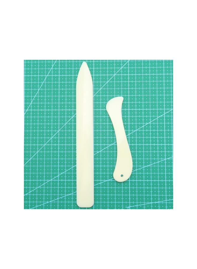 klarako 2Pcs Bone Folder Scoring Board for Paper Folding Creative DIY Origami Paper Tool Scrapbooking Tool  - Image 5