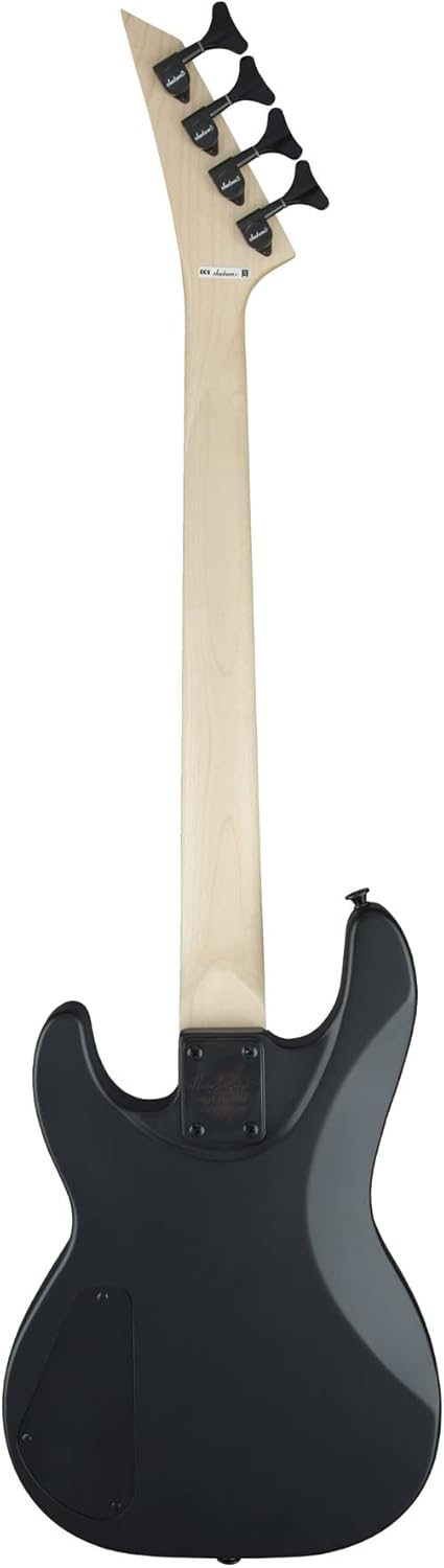 Jackson JS Series Concert Bass JS1X Satin Black Amaranth Fingerboard - Image 2