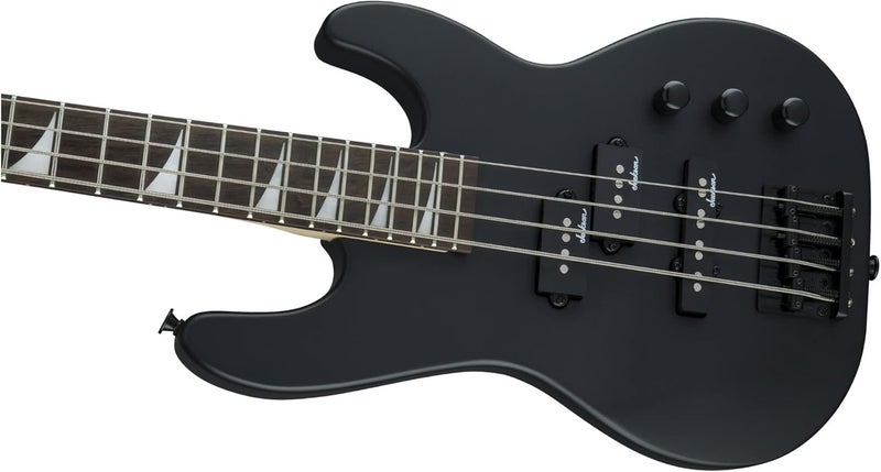 Jackson JS Series Concert Bass JS1X Satin Black Amaranth Fingerboard - Image 5