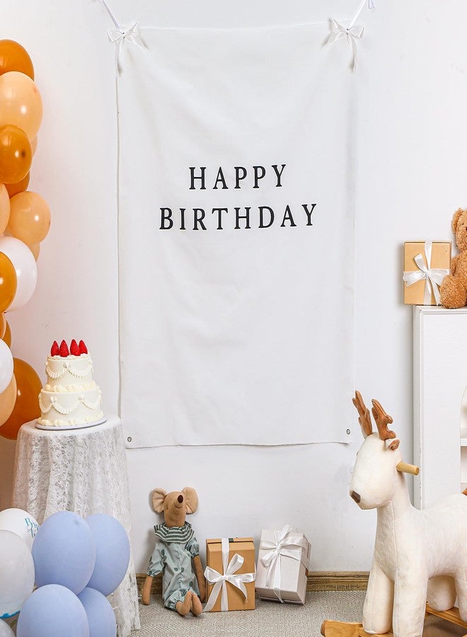 اودين لافتة عيد ميلاد سعيد من الخيش من أودين، ديكورات حفلات من القماش، خلفية، دعامات صور ريفية بوهو مع خيط معلق لحفلات أعياد الميلاد، ديكور حائط داخلي وخارجي - Image 5