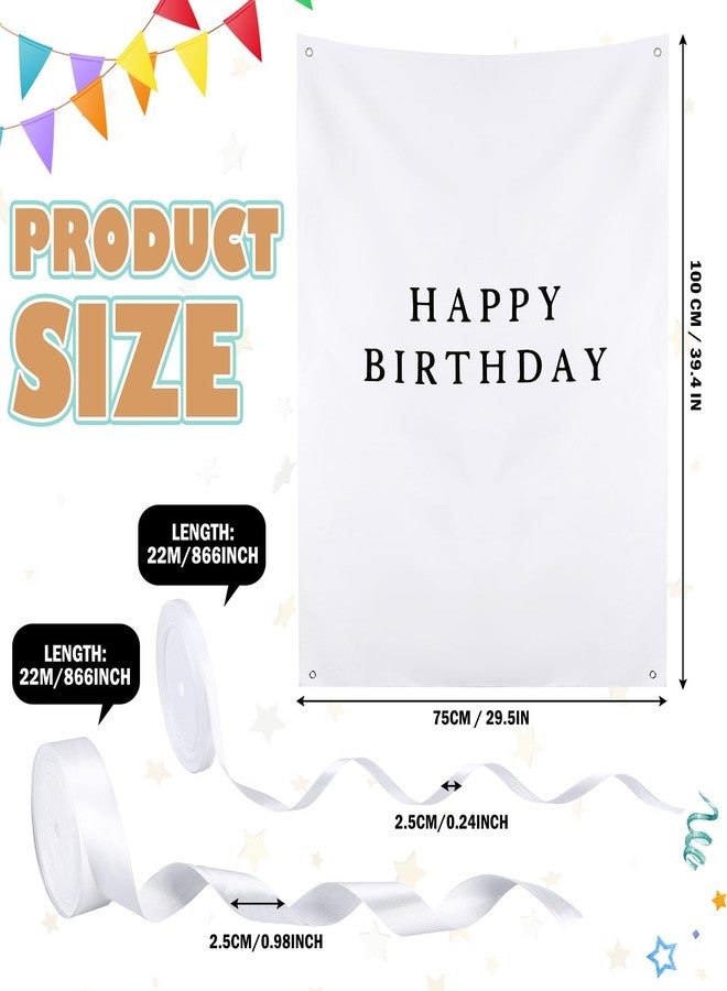 اودين لافتة عيد ميلاد سعيد من الخيش من أودين، ديكورات حفلات من القماش، خلفية، دعامات صور ريفية بوهو مع خيط معلق لحفلات أعياد الميلاد، ديكور حائط داخلي وخارجي - Image 2