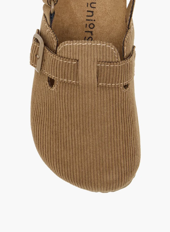 JUNIORS Boys Textured Sandals with Hook and Loop Closure