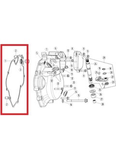 Kt 250 Crankcase Cover Right Gasket