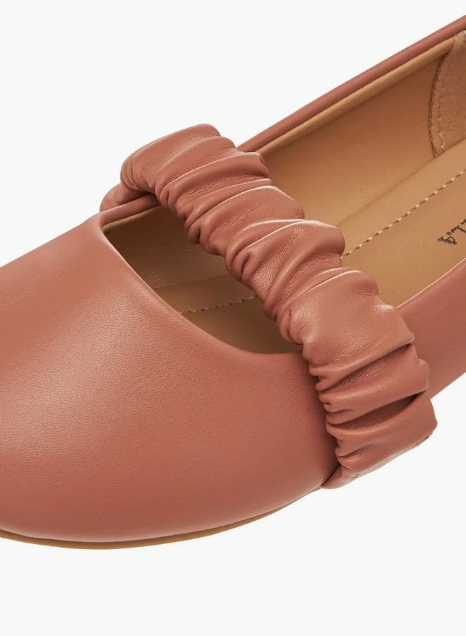 Flora Bella By Shoexpress Pink Flora Bella Solid Slip-On Ballerina Shoes for Women | Best Price UAE