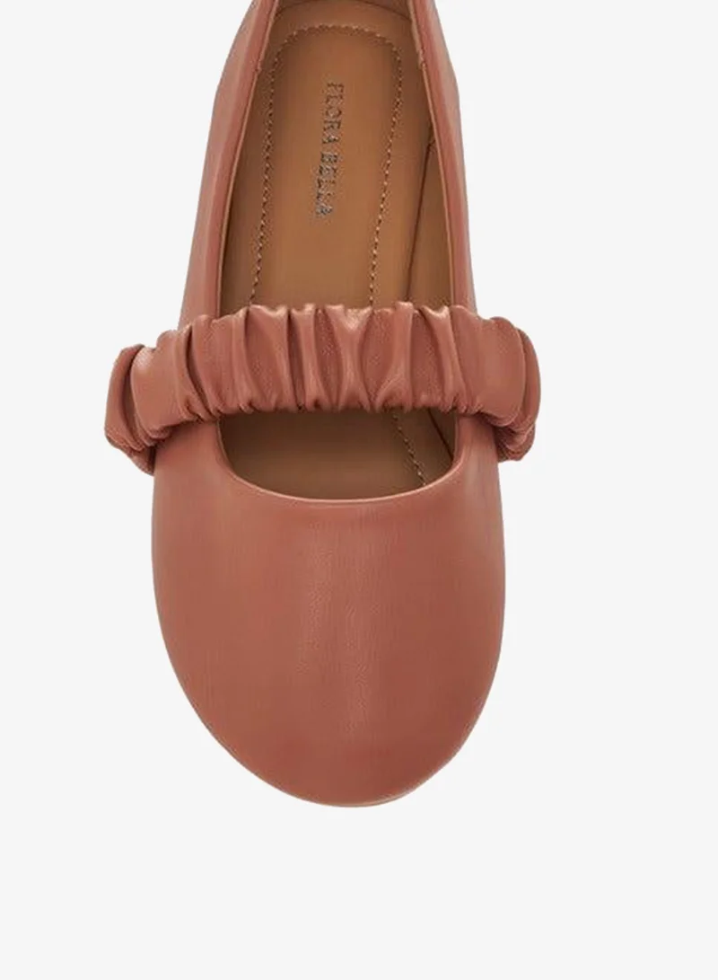Flora Bella By Shoexpress Pink Flora Bella Solid Slip-On Ballerina Shoes for Women | Best Price UAE