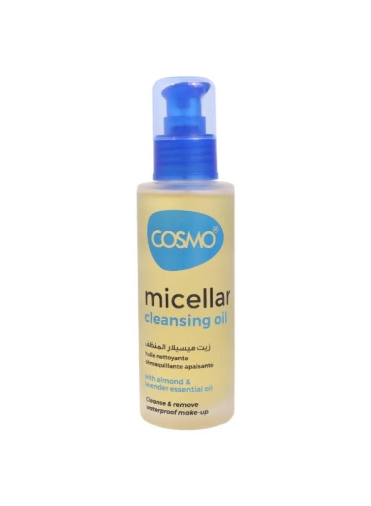 Micellar Cleansing and makeup remover Oil with Almond and Lavender Extract - 100ml