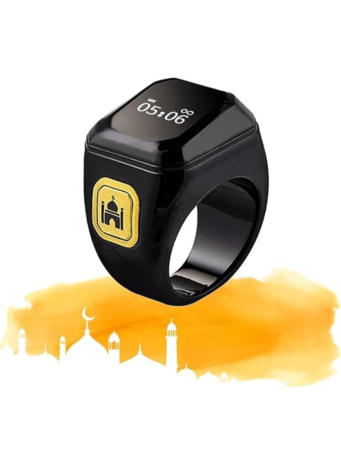 خاتم تسبيح ذكي مقاوم للماء من اي قبلة - Image 1
