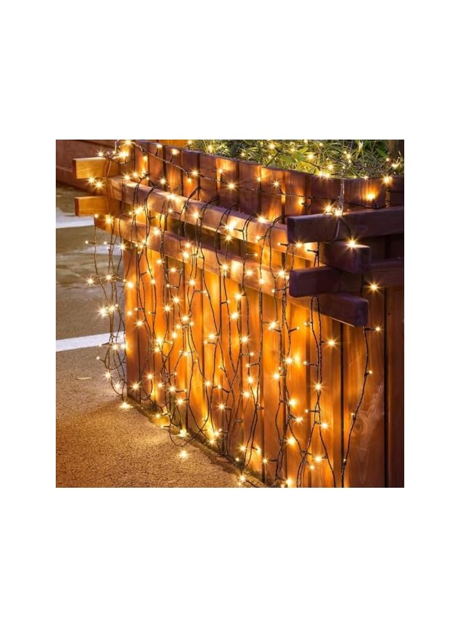 The Bros LED Waterproof Copper Wire Fairy Lights, 11M, 120 LED Warm White Lights for Outdoors partys wedding chritsmas RAMADAN AND EID FESTIVEL USE - Image 4