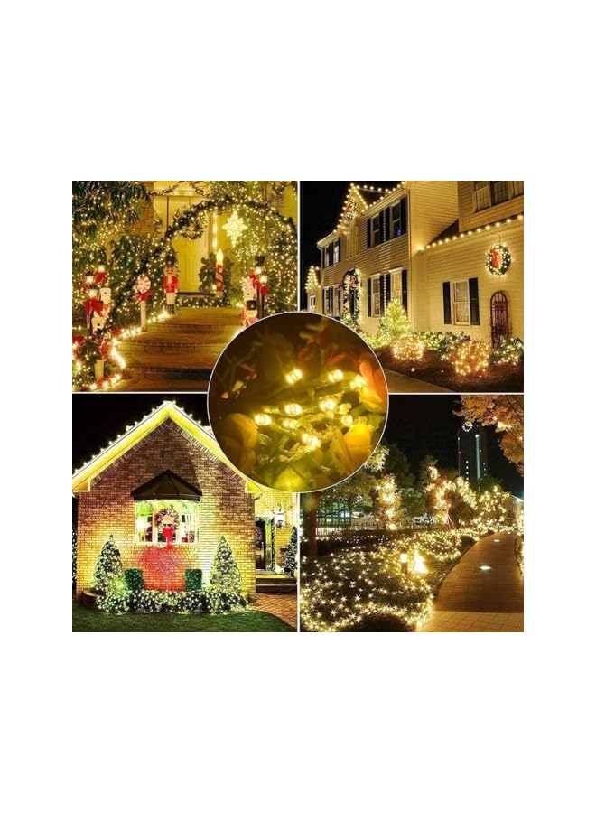 The Bros LED Waterproof Copper Wire Fairy Lights, 11M, 120 LED Warm White Lights for Outdoors partys wedding chritsmas RAMADAN AND EID FESTIVEL USE - Image 5