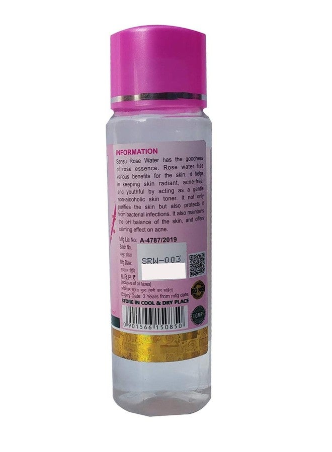 SANSU ROSE WATER (PACK OF 4 X 100 ML) - Image 3