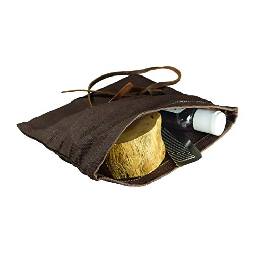 Hide & Drink, Waxed Canvas Survival Roll Top Pouch, Multipurpose Bag, Lightweight Case, Outdoor Accessories, Classic Traveling & Camping Essentials, Handmade Includes 101 Year Warranty :: Fatigue - Image 4