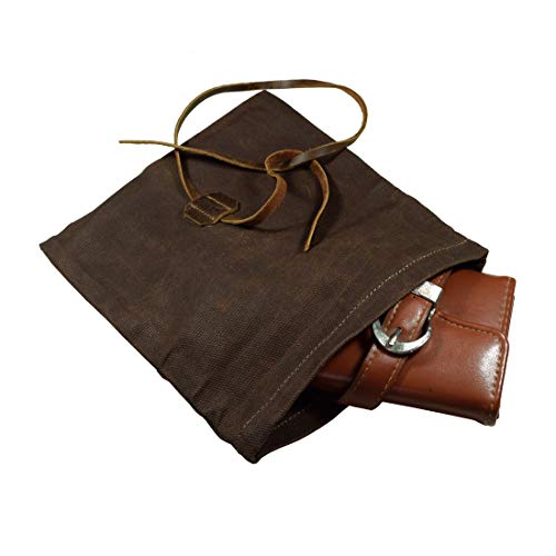 Hide & Drink, Waxed Canvas Survival Roll Top Pouch, Multipurpose Bag, Lightweight Case, Outdoor Accessories, Classic Traveling & Camping Essentials, Handmade Includes 101 Year Warranty :: Fatigue - Image 3