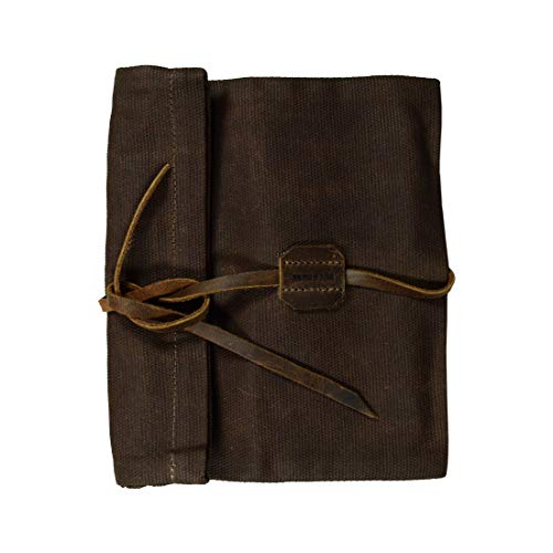 Hide & Drink, Waxed Canvas Survival Roll Top Pouch, Multipurpose Bag, Lightweight Case, Outdoor Accessories, Classic Traveling & Camping Essentials, Handmade Includes 101 Year Warranty :: Fatigue - Image 2