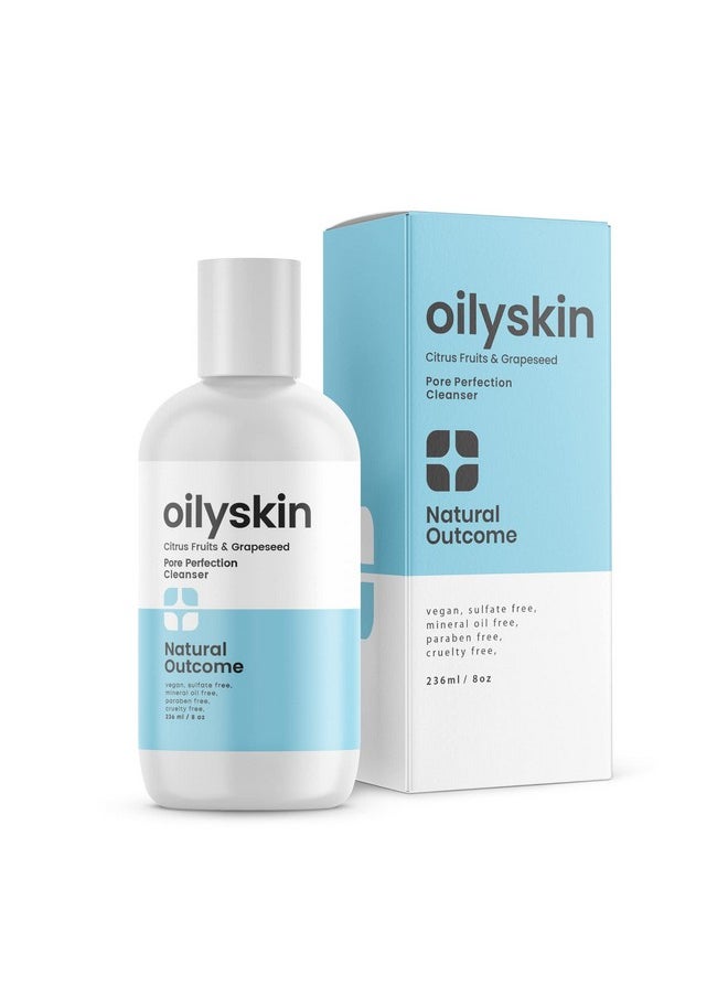 natural outcome Atural Outcome Oily Skin Cleanser ; Oil Control Daily Face Wash ; Pore Hydrating Nongreasy Cleansing Gel With Purifying Citrus Extracts For Oily Skin Types ; Sulfate & Cruelty Free ; 8 Oz  - Image 2