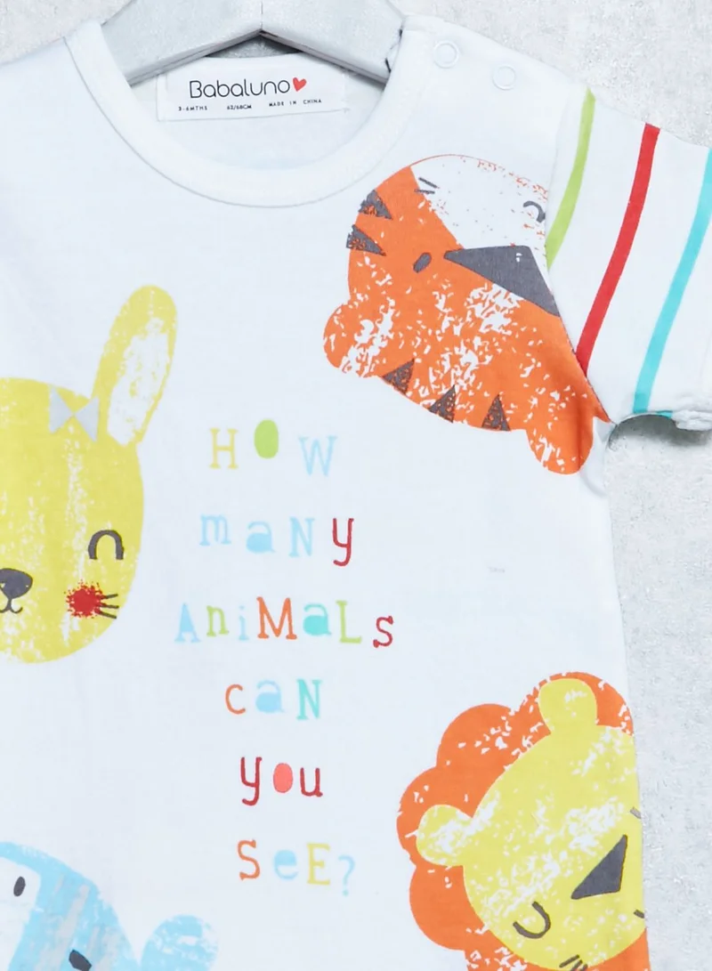 MINOTI Infant Romper+Socks Set
