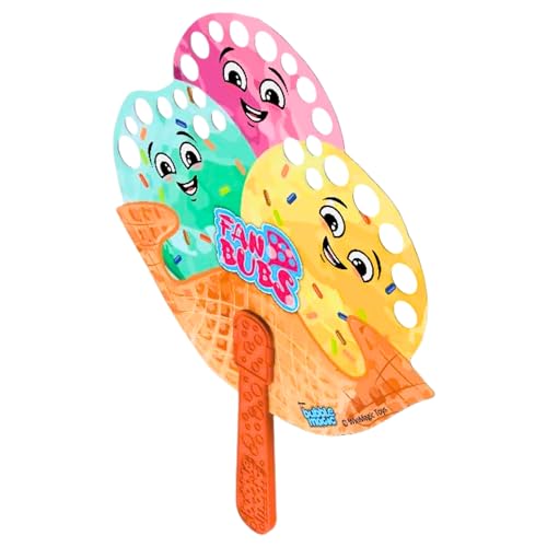 Bubble Magic Fan Bubs Ice-Cream Sundae, Bubble Solution with Hand Fan for The Kids 3 Year and Above, Multicolor, FB50014 - Image 5