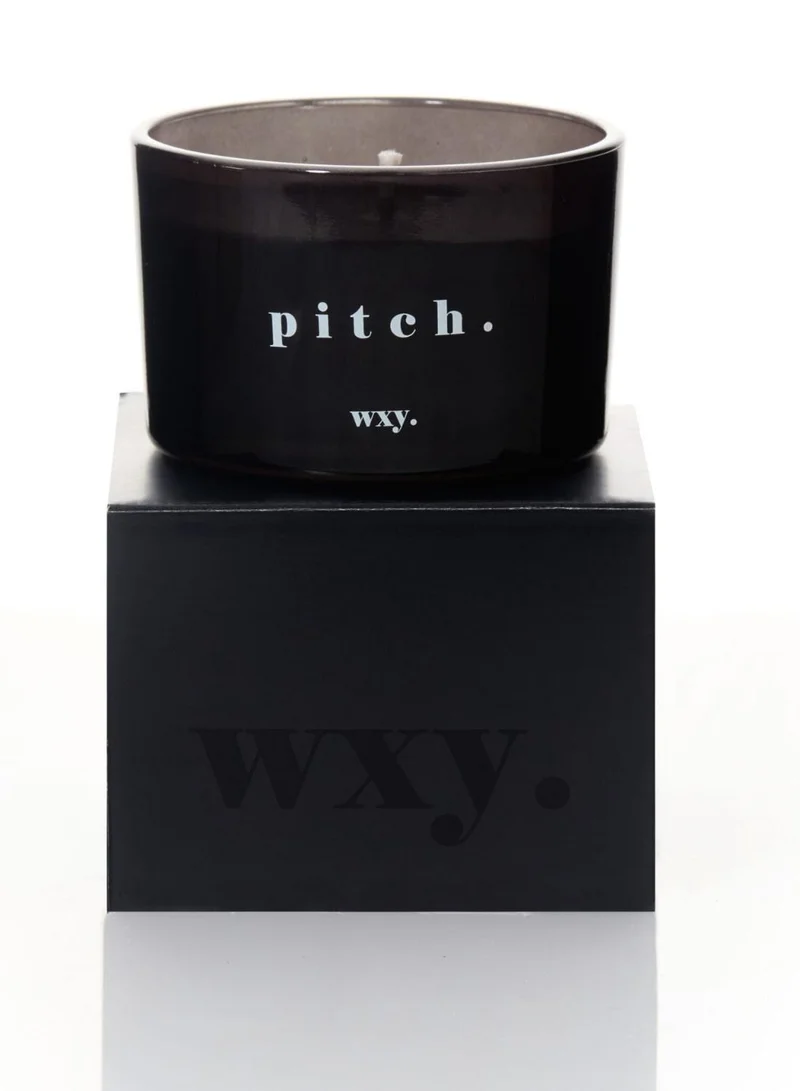 WXY Classic 3oz Candle - Pitch - Blood Orange and Santal Embers- Glass base -premium scented candle -