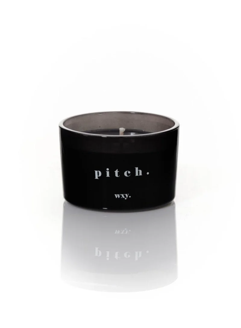 WXY Classic 3oz Candle - Pitch - Blood Orange and Santal Embers- Glass base -premium scented candle -