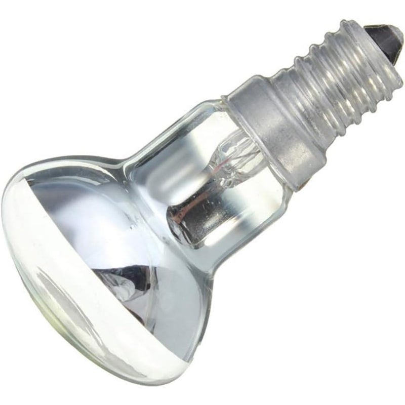 1Pc 30 Watts White Edison Bulb E14 Light Holder R39 Reflector Spot Light Bulb Lava Lamp Incandescent Filament Lamp Incandescent Bulbs Dimmable Light Bulbs 65 * 39mm - Image 1