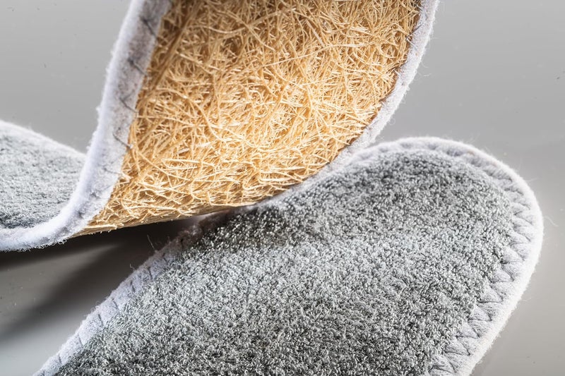 Pedag 106 Deo-Fresh Washable Insoles with Cotton Terry and Sisal Fibers - Women's Size 8 - Gray - Image 3