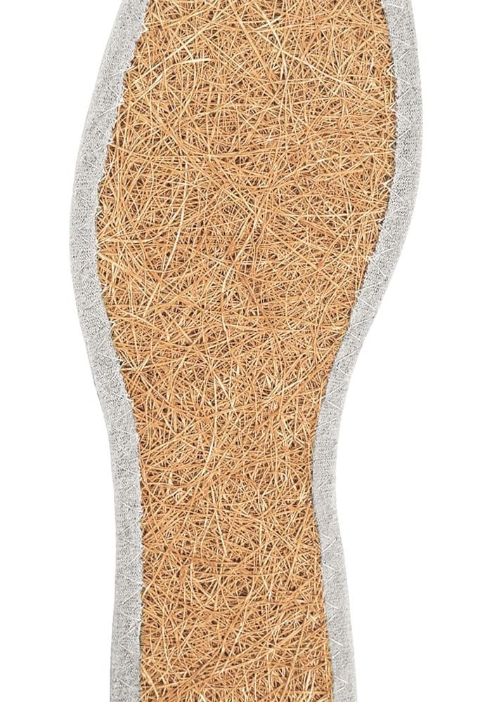 Pedag 106 Deo-Fresh Washable Insoles with Cotton Terry and Sisal Fibers - Women's Size 8 - Gray - Image 2