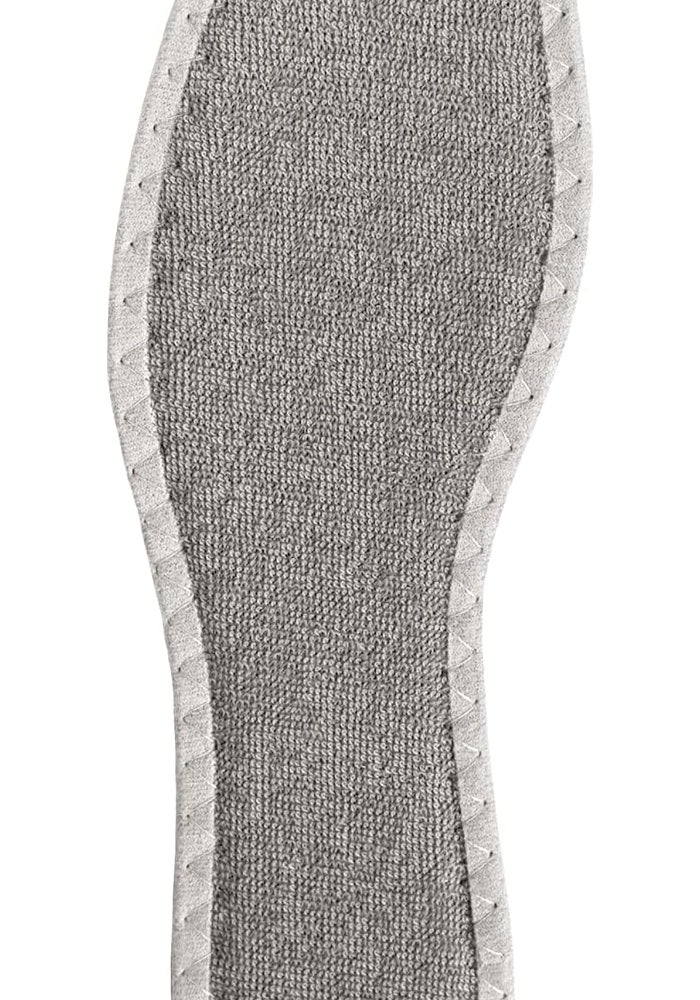 Pedag 106 Deo-Fresh Washable Insoles with Cotton Terry and Sisal Fibers - Women's Size 8 - Gray - Image 1