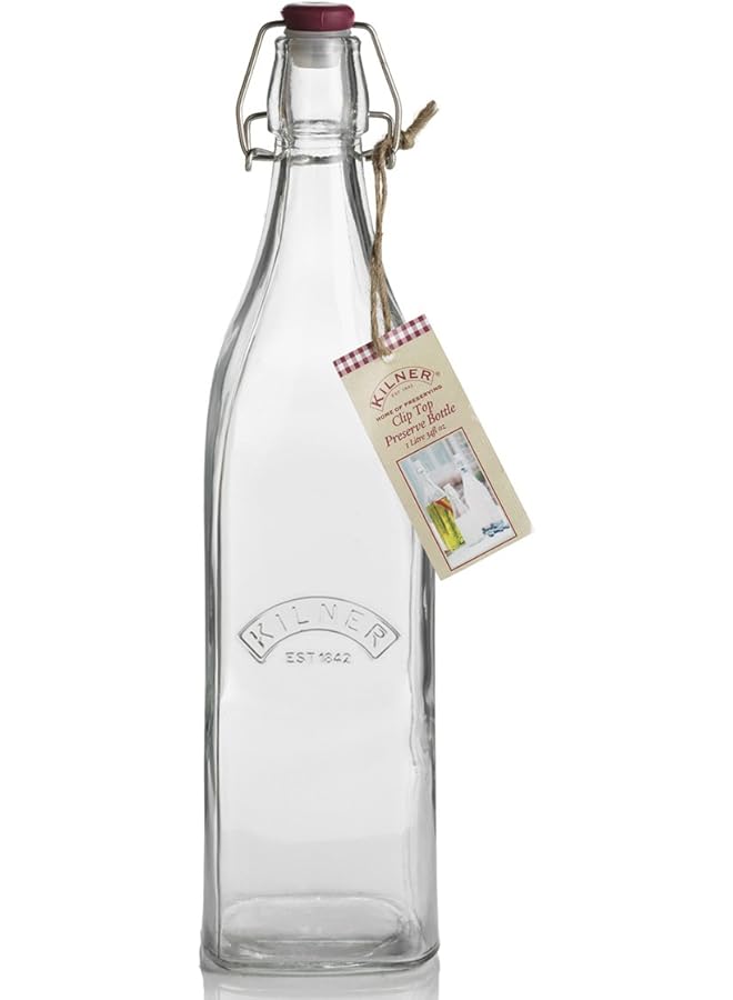 Kilner Storage Bottle   Clip Top   1 L - Image 1