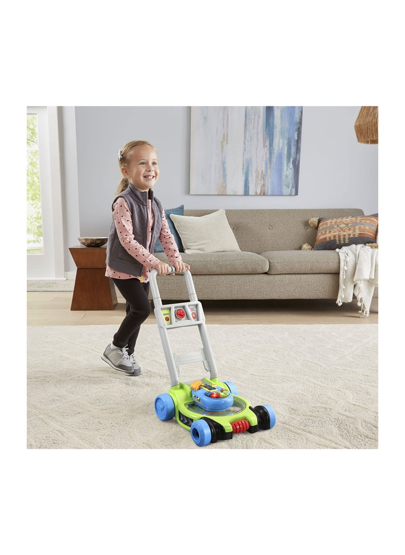 vtech Pop And Spin Mower Toy Summer Outdoor Push Toys - Green  - Image 2