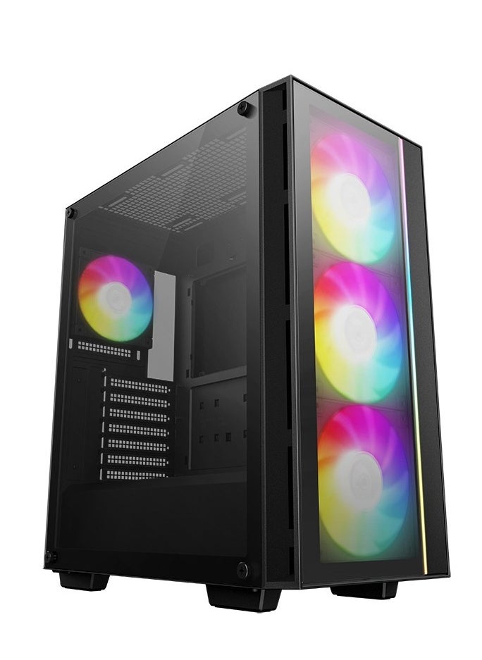 NANOTECH Neon Forge Gaming PC - Intel Core i5-14400F Processor, 10 Cores & 16 Threads, DDR5 32GB (2*16) Ram, Nvidia GeForce RTX 4060 8GB OC Edition GDDR6 Graphics Card, 1TB NVMe M.2 SSD, 2 Fan AIO Liquid Cooler, 750W 80 Plus Standard Power Supply, Windows 11 Pro | Wi-Fi  - Image 2