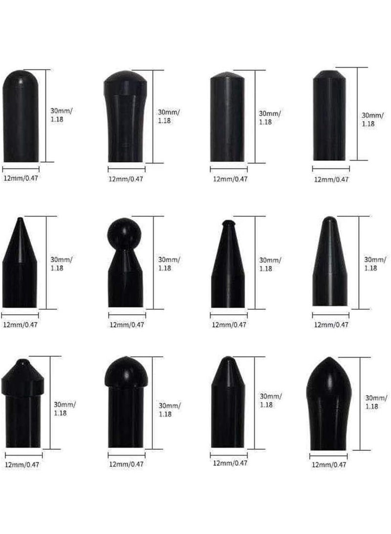 Paintless Dent Repair Tools of Dent Removal Rods with Awl Head Paintless Dent Removal Kit Car Auto Body Dent Removal of Hail Dents and Door Ding - Image 3
