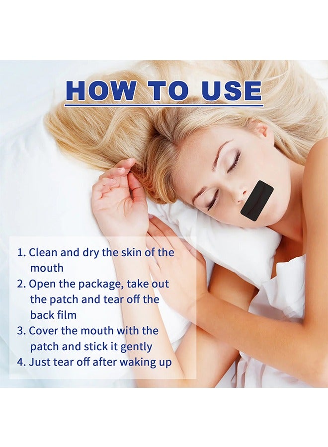 WEST MONTH 30 PCS Mouth Tape for Sleeping，Anti-snoring nose patch，Super Anti Snoring Solution For Men And Women，Reduces Mouth Breathing Improves Nighttime Sleep and Provides Immediate Snoring Relief - Image 3