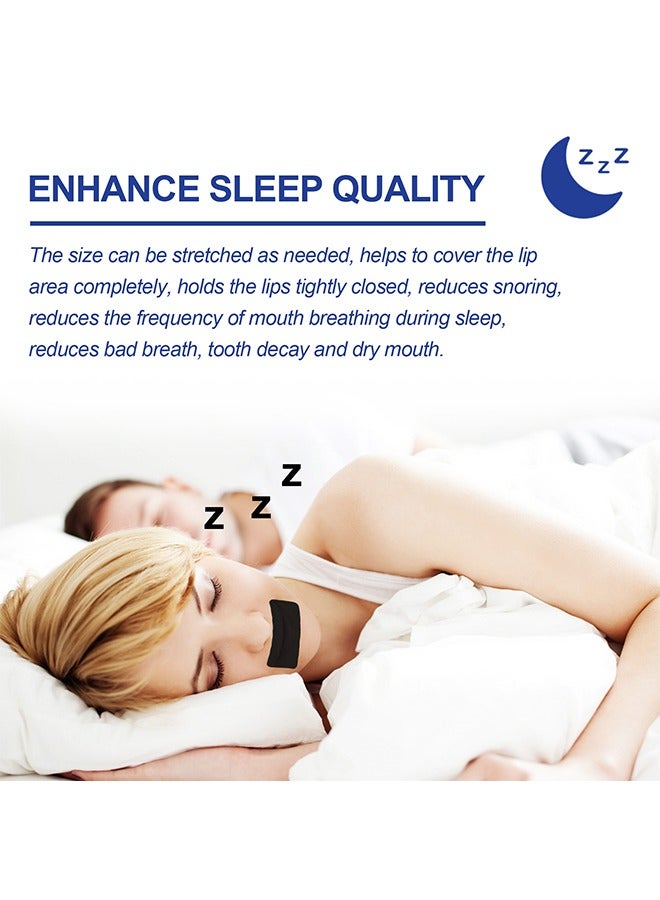 WEST MONTH 30 PCS Mouth Tape for Sleeping，Anti-snoring nose patch，Super Anti Snoring Solution For Men And Women，Reduces Mouth Breathing Improves Nighttime Sleep and Provides Immediate Snoring Relief - Image 5