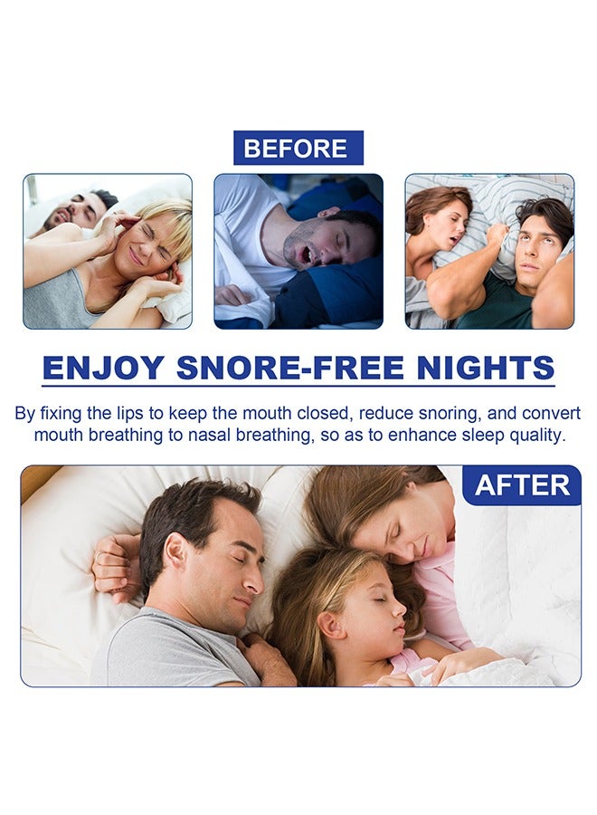 WEST MONTH 30 PCS Mouth Tape for Sleeping，Anti-snoring nose patch，Super Anti Snoring Solution For Men And Women，Reduces Mouth Breathing Improves Nighttime Sleep and Provides Immediate Snoring Relief - Image 4