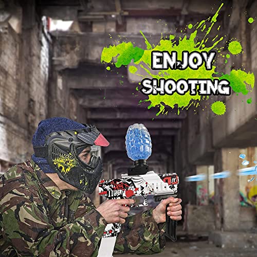 Gel Blaster Automatic Toy Gun/Electric Outdoor Toy Machine Gun for Kids/Water Ball Pistol for Kids-Adults/Shooting Range Upto 70 feet Gun with 10000 Gel Balls - (Orange) - Image 4
