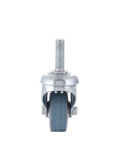 BMB tools 2-Piece 75mm Grey Rubber Caster - Swivel with Brake - Screw M10x30mm  - Image 4