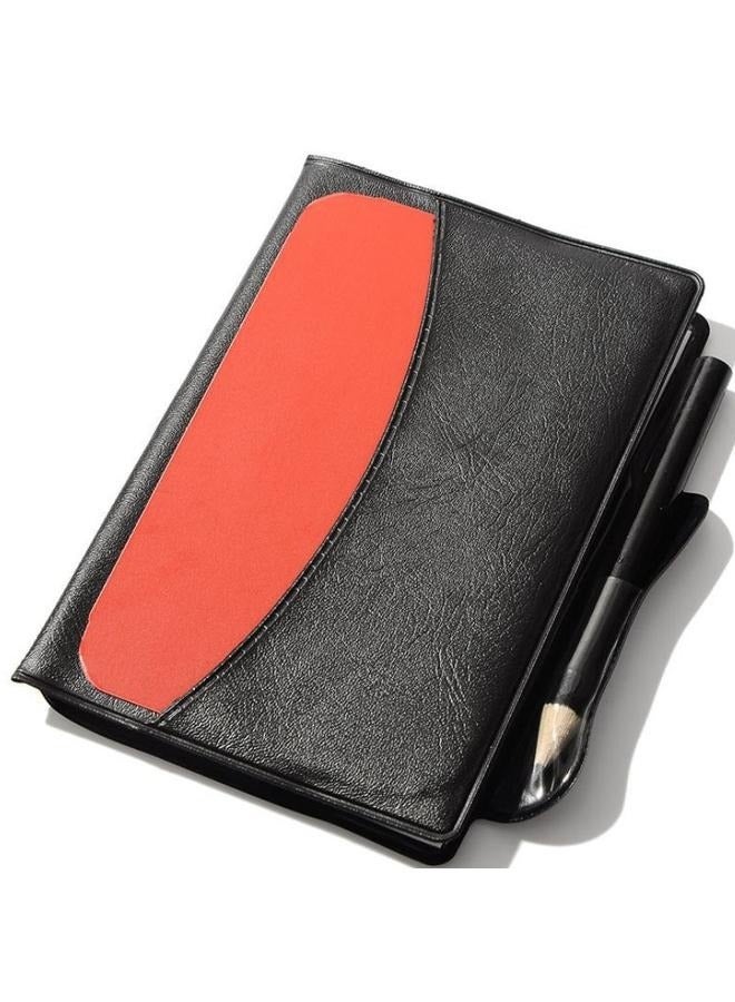 Two Sets Of Red And Yellow Cards Metal Referee Whistles leather Case And Pen Football Referee Equipment Game Equipment  - Image 4