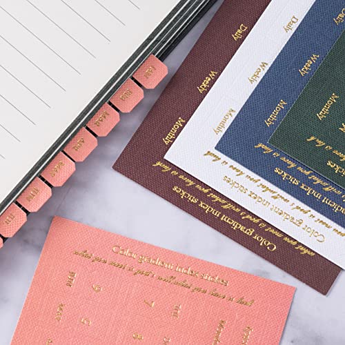 OIIKI Planner Monthly Tabs 20 Sheets, Monthly Tabs for Planners Index Tabs, Self Adhesive Month Tabs Stickers for Planners Office Study Journal Notebook Agendas Organizers Office Supplies - Image 5