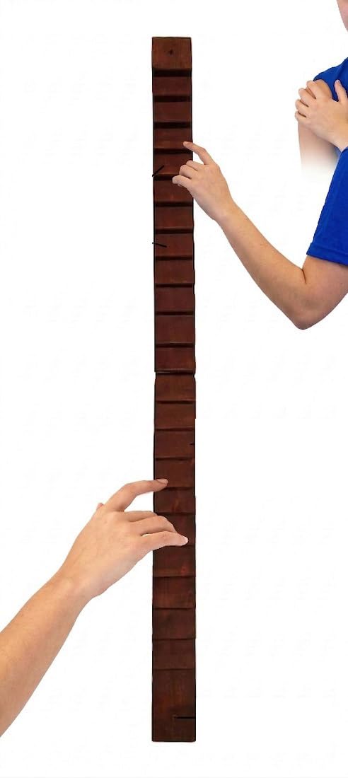 NARAYANI TRADERS Foldable Wooden Finger Ladder for Physiotherapy – Premium Hardwood Shoulder Abduction & ROM Exercise Tool – Space Saving Wall Mounted Ladder for Frozen Shoulder & Post Surgery Rehab - Image 1