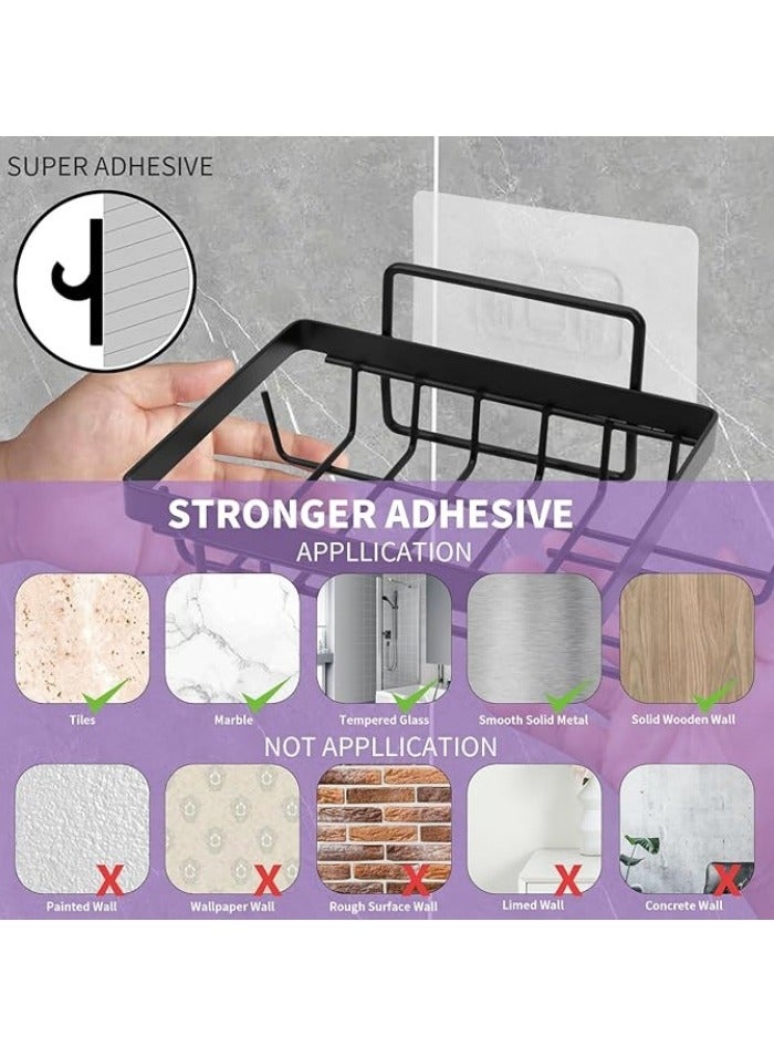 Soap Holder Self Draining Soap Dish Razor Holder for Shower Wall Not Punched Easy Clean Bar Soap Holder Fit for Bathroom, Kitchen Sink  - Image 3