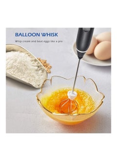 Generic Electric Milk Frother with Multi-Color Whisk Set  - Image 4