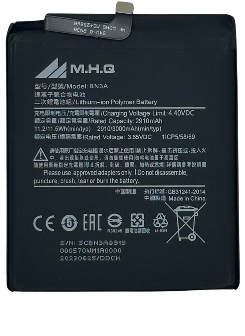 M.H.Q BN3A Xiaomi Mi Note 3 (BN 3A) Battery High Quality  - Image 1