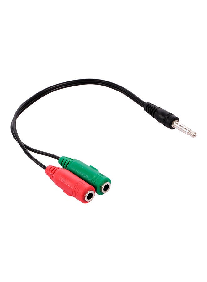 نيبمينينت كابل محول جاك واي سبليتر 2 أنثى إلى 1 ذكر مقاس 3.5 مم متعدد الألوان - Image 2