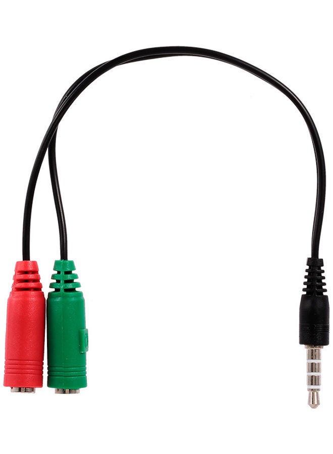 نيبمينينت كابل محول جاك واي سبليتر 2 أنثى إلى 1 ذكر مقاس 3.5 مم متعدد الألوان - Image 1