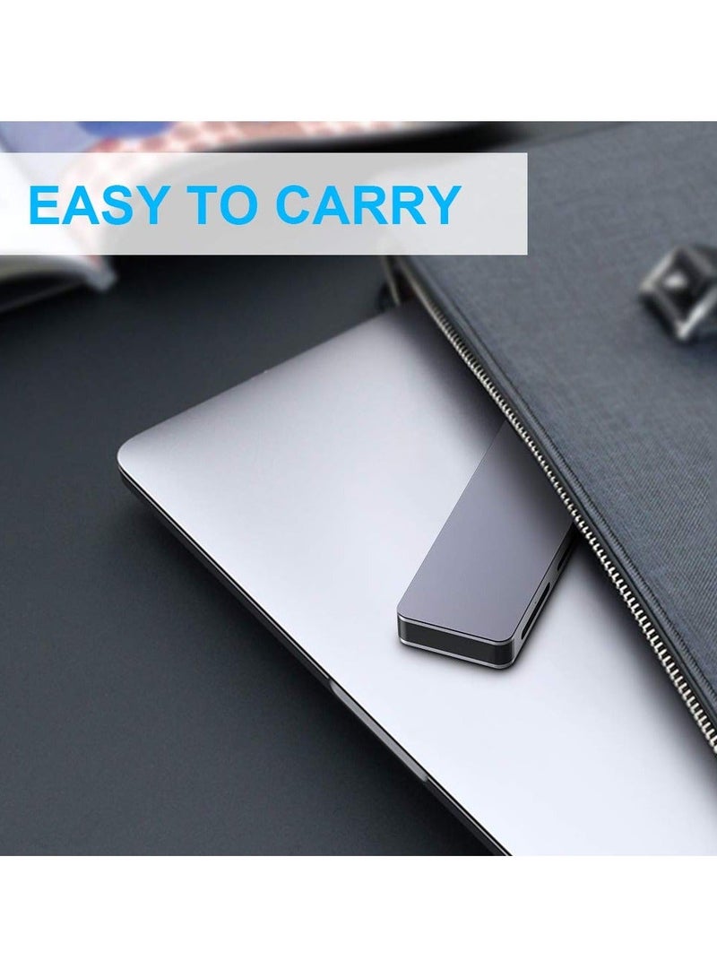 USB SD Card Reader, 5 in 1 USB 3.0 Memory Card Reader Adapter Read & Write Speed Up to 5Gbps Read 5 Cards 5in1 Multi Card Reader for SD/TF/CF/Micro SD/MS/M2/XD