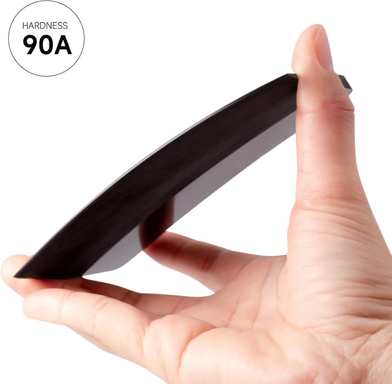 FOSHIO PPF Squeegee - Anti-Scratch TPU Rubber Squeegee for Paint Protection Film and Car Window Tinting (Black, Large) - Image 3