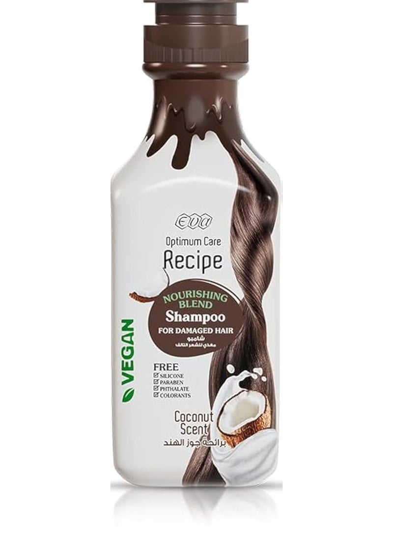 إيفا اوپتيموم كير ريسپي نوريشنج بلند شامبو برائحة جوز الهند 350مل